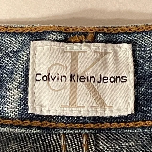 Vintage Calvin Klein Jeans Rare 90s Blue Jeans - Picture 10 of 12